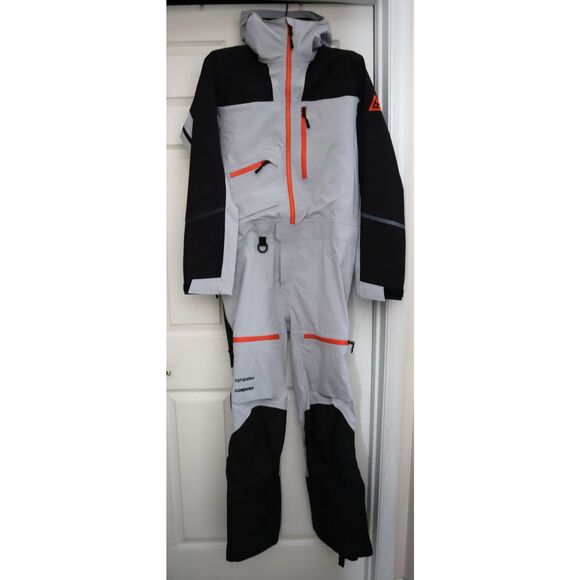 Ski-Doo Pants - Ski-Doo 4409420209 Unisex Sz XS Gray/Black BC Aspect One-Piece Snow Suit